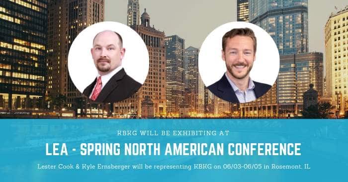 KBKG is Exhibiting at LEA Spring North American Conference