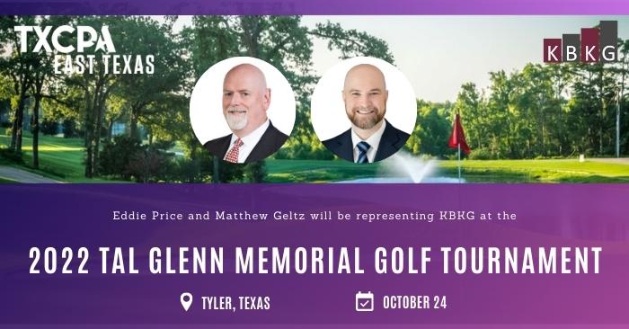 KBKG to Exhibit and Sponsor Tal Glenn Memorial Golf Tournament