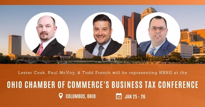 KBKG Speaking at Ohio Chamber of Commerce – 2022 Business Tax Conference KBKG Speaking at Ohio Chamber of Commerce – 2022 Business Tax Conference