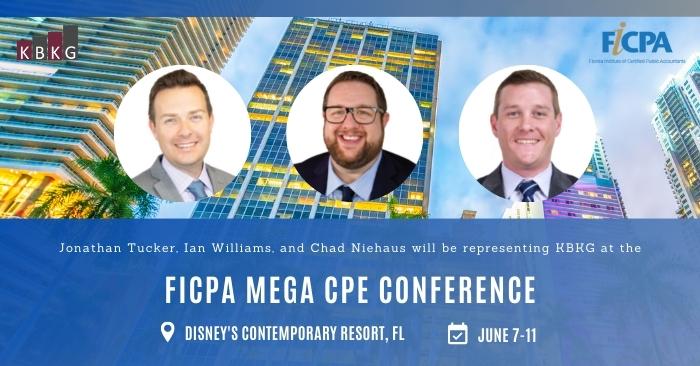 KBKG to Speak and Exhibit at FICPA MEGA CPE Conference