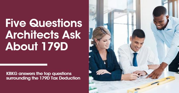 Top Five Questions Architects Ask About 179D