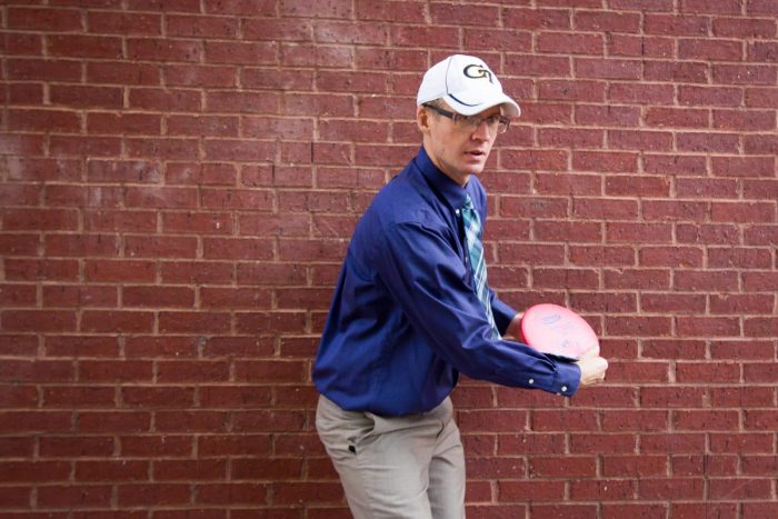 Winston Shurtz with Frisbee | KBKG Southeast