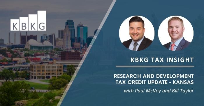 KBKG Tax Insight: Changes in Kansas Research and Development Tax Credit Incentive