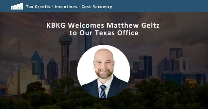 KBKG Welcomes Matthew Geltz to Our Texas Office