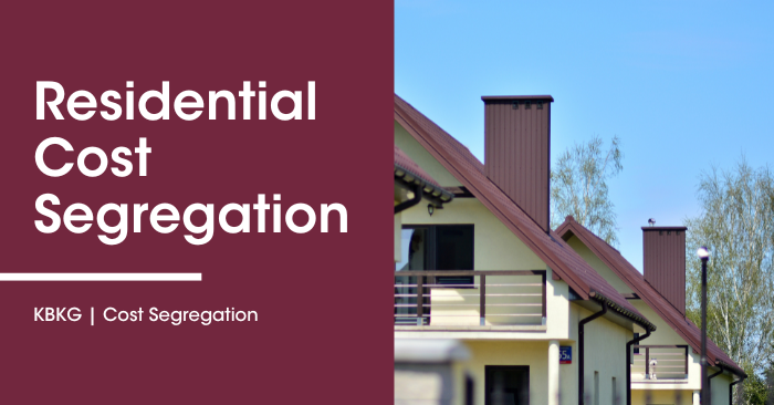 Residential Cost Segregation - The Basics