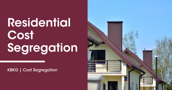 Residential Cost Segregation – The Basics Residential Cost Segregation – The Basics