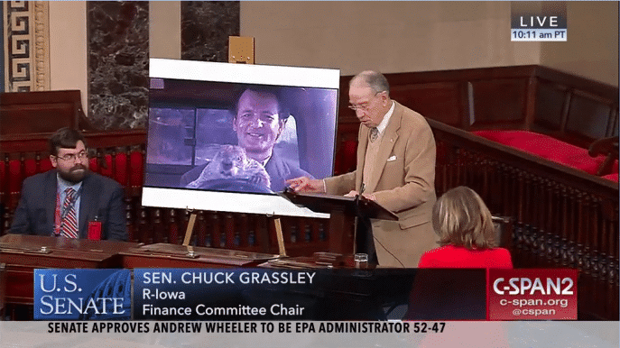 Senator Chuck Grassley Introduces 2018-2019 Tax Extenders