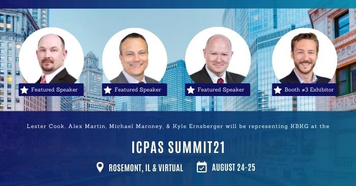 KBKG is Speaking and Exhibiting at the ICPAS SUMMIT21