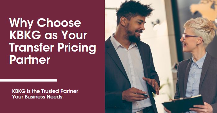Why Choose KBKG as Your Transfer Pricing Partner Why Choose KBKG as Your Transfer Pricing Partner