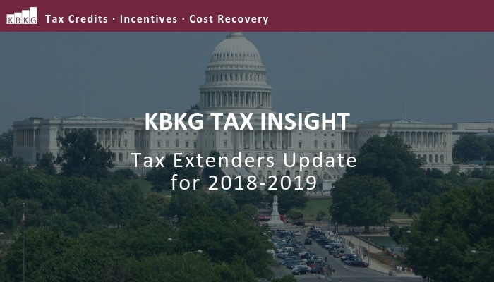 Tax Insight: Senate and House Updates on Tax Extenders for 2018-2019