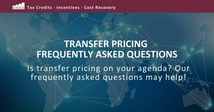 Transfer Pricing Frequently Asked Questions