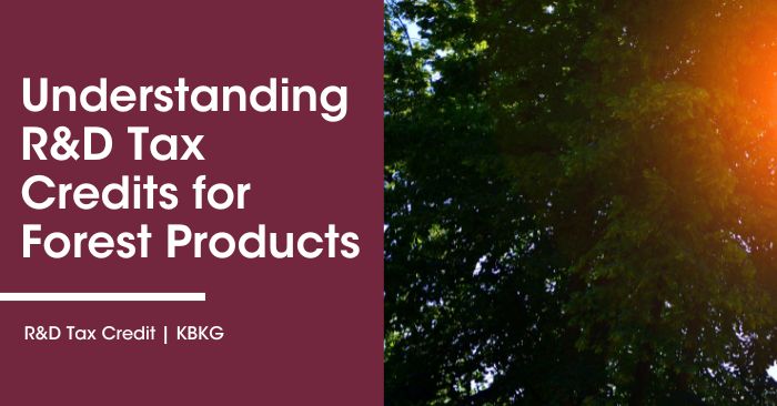 Understanding R&D Tax Credits for Forest Products